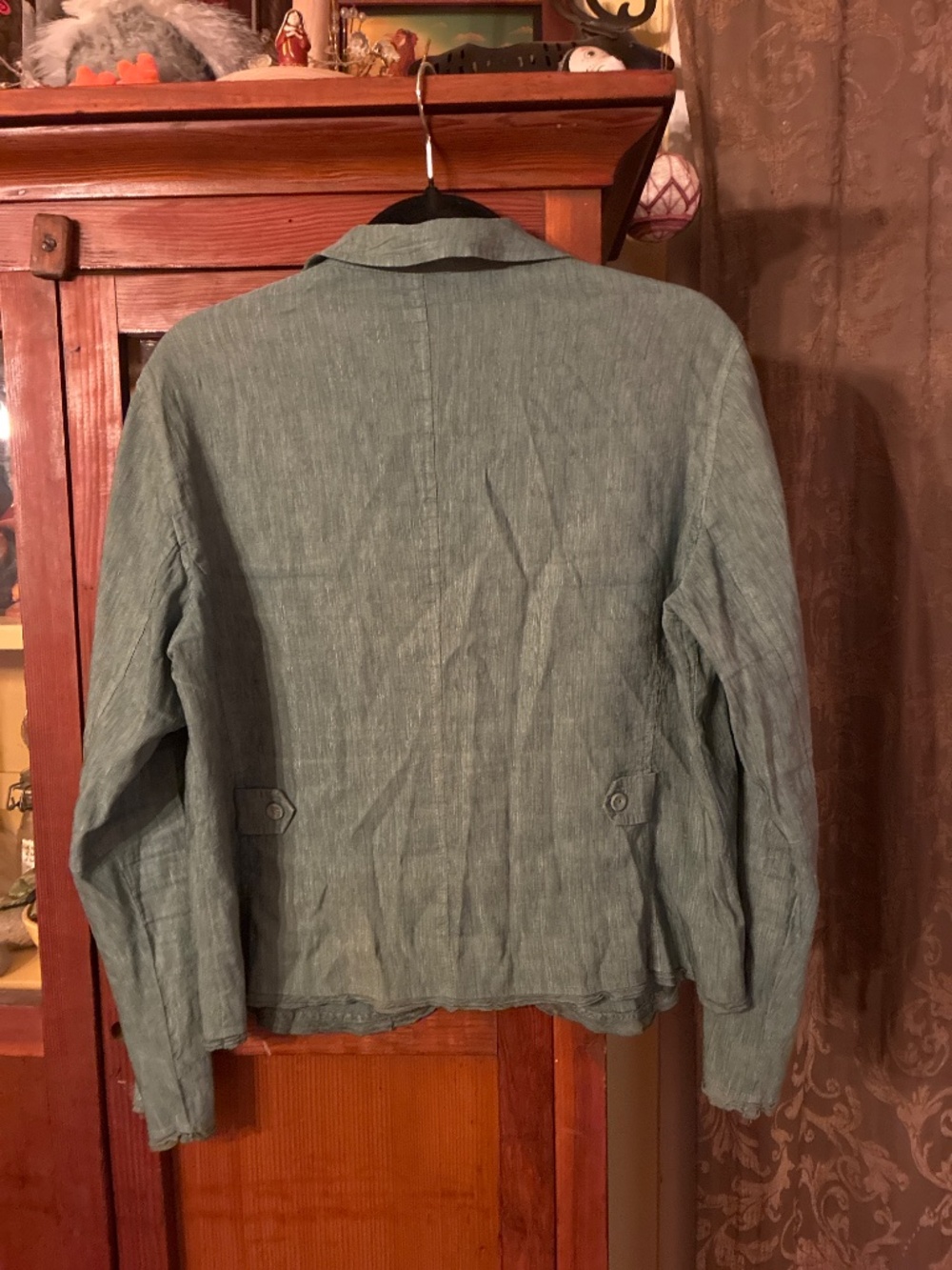 Silk & Cotton Lagenlook jacket - Picture 2 of 9